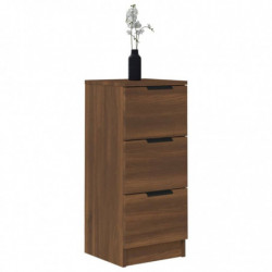 Sideboard Braun Eichen-Optik 30x30x70 cm Holzwerkstoff