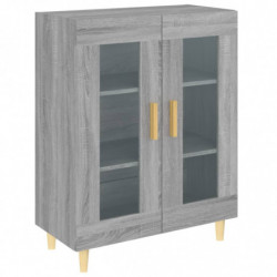 Sideboard Grau Sonoma 69,5x34x90 cm Holzwerkstoff