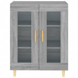 Sideboard Grau Sonoma 69,5x34x90 cm Holzwerkstoff