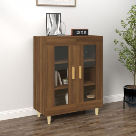 Sideboard Braun Eichen-Optik 69,5x34x90 cm Holzwerkstoff