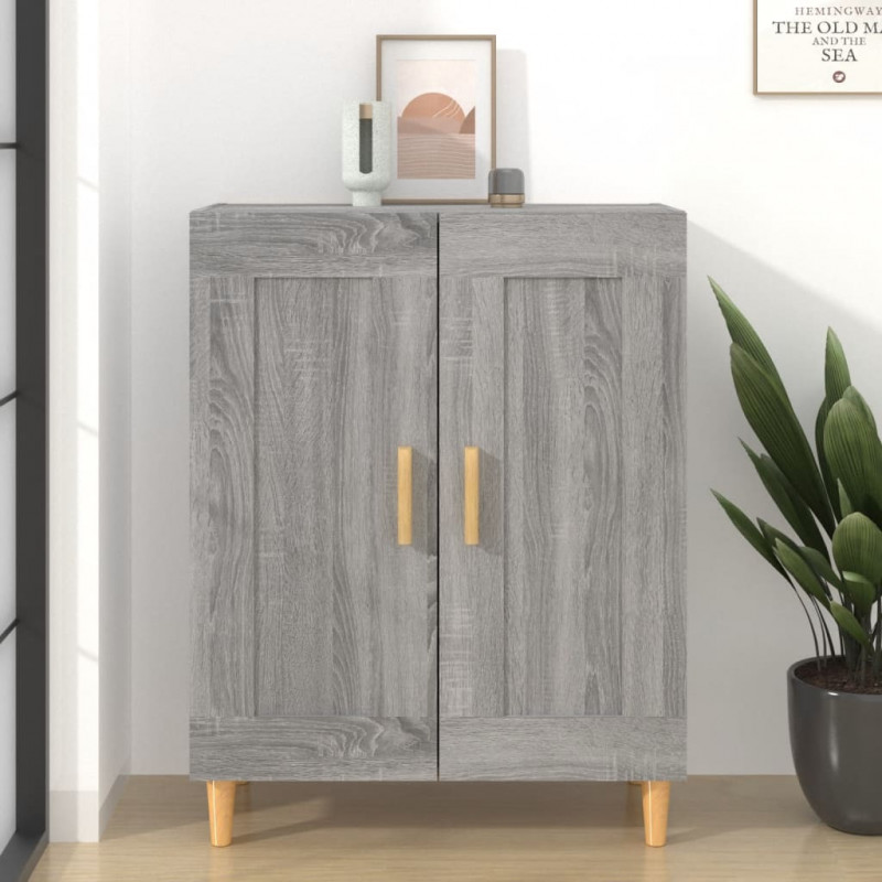 Sideboard Grau Sonoma 69,5x34x90 cm Holzwerkstoff