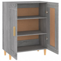 Sideboard Grau Sonoma 69,5x34x90 cm Holzwerkstoff