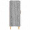 Sideboard Grau Sonoma 69,5x34x90 cm Holzwerkstoff