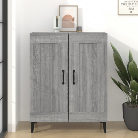 Sideboard Grau Sonoma 69,5x34x90 cm Holzwerkstoff