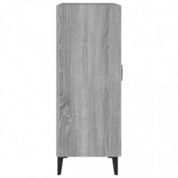 Sideboard Grau Sonoma 69,5x34x90 cm Holzwerkstoff