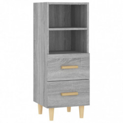 Sideboard Grau Sonoma 34,5x34x90 cm Holzwerkstoff