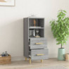 Sideboard Grau Sonoma 34,5x34x90 cm Holzwerkstoff