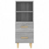 Sideboard Grau Sonoma 34,5x34x90 cm Holzwerkstoff