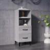 Sideboard Grau Sonoma 34,5x34x90 cm Holzwerkstoff