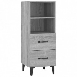 Sideboard Grau Sonoma 34,5x34x90 cm Holzwerkstoff