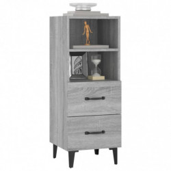 Sideboard Grau Sonoma 34,5x34x90 cm Holzwerkstoff