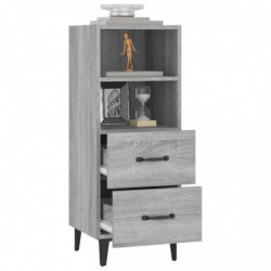 Sideboard Grau Sonoma 34,5x34x90 cm Holzwerkstoff