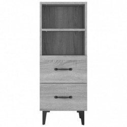 Sideboard Grau Sonoma 34,5x34x90 cm Holzwerkstoff