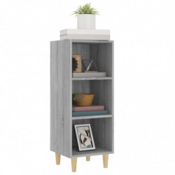 Sideboard Grau Sonoma 34,5x32,5x90 cm Holzwerkstoff