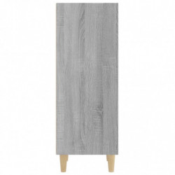 Sideboard Grau Sonoma 34,5x32,5x90 cm Holzwerkstoff