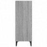 Sideboard Grau Sonoma 34,5x32,5x90 cm Holzwerkstoff