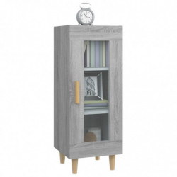 Sideboard Grau Sonoma 34,5x34x90 cm Holzwerkstoff