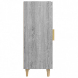 Sideboard Grau Sonoma 34,5x34x90 cm Holzwerkstoff