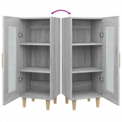 Sideboard Grau Sonoma 34,5x34x90 cm Holzwerkstoff