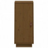 Sideboard Honigbraun 34x40x75 cm Massivholz Kiefer