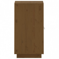Sideboard Honigbraun 34x40x75 cm Massivholz Kiefer