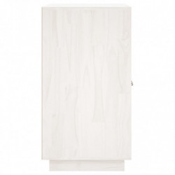 Sideboard Weiß 65,5x40x75 cm Massivholz Kiefer