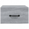 Wand-Nachttische 2 Stk. Grau Sonoma 35x35x20 cm