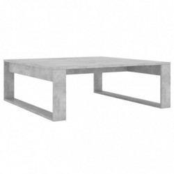 Couchtisch Betongrau 100x100x35 cm Holzwerkstoff