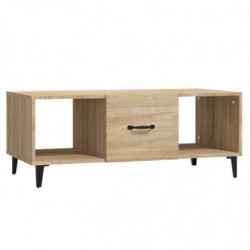 Couchtisch Sonoma-Eiche 102x50x40 cm Holzwerkstoff