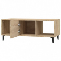 Couchtisch Sonoma-Eiche 102x50x40 cm Holzwerkstoff