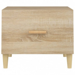 Couchtische 2 Stk. Sonoma-Eiche 50x50x40 cm Holzwerkstoff