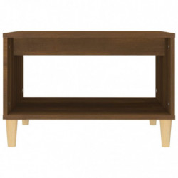 Couchtisch Braun Eichen-Optik 60x40x50 cm Holzwerkstoff