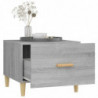 Couchtisch Grau Sonoma 50x50x40 cm Holzwerkstoff