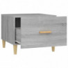 Couchtisch Grau Sonoma 50x50x40 cm Holzwerkstoff