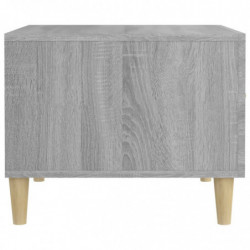 Couchtisch Grau Sonoma 50x50x40 cm Holzwerkstoff