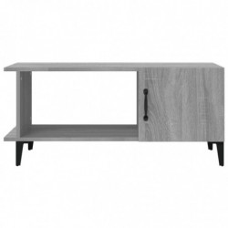 Couchtisch Grau Sonoma 90x50x40 cm Holzwerkstoff