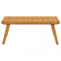 Garten-Couchtisch 90×55×35 cm Massivholz Akazie