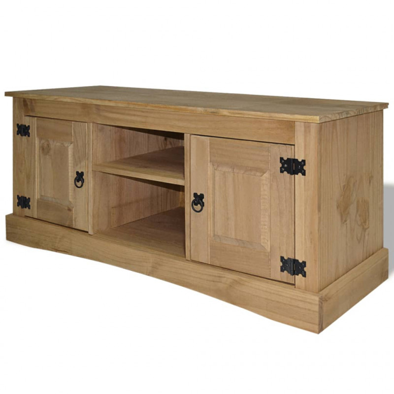 TV-Schrank Mexiko-Stil Kiefernholz 120x40x52 cm