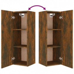 8-tlg. TV-Schrank-Set Räuchereiche Holzwerkstoff