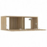 7-tlg. TV-Schrank-Set Sonoma-Eiche Holzwerkstoff
