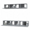 5-tlg. TV-Schrank-Set Grau Sonoma Holzwerkstoff