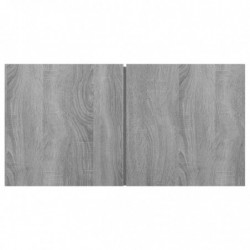 5-tlg. TV-Schrank-Set Grau Sonoma Holzwerkstoff