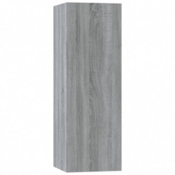 5-tlg. TV-Schrank-Set Grau Sonoma Holzwerkstoff