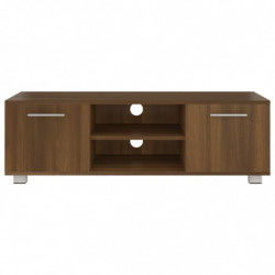 TV-Schrank Braun Eichen-Optik 110x40x35 cm Holzwerkstoff