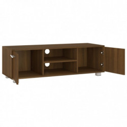 TV-Schrank Braun Eichen-Optik 110x40x35 cm Holzwerkstoff