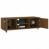 TV-Schrank Braun Eichen-Optik 110x40x35 cm Holzwerkstoff