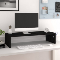 Monitorständer Schwarz 60x23,5x12 cm Holzwerkstoff