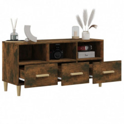 TV-Schrank Räuchereiche 102x36x50 cm Holzwerkstoff