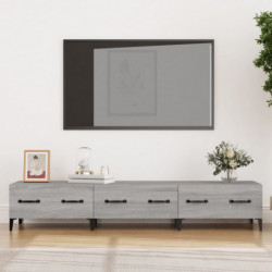 TV-Schrank Grau Sonoma 150x34,5x30 cm Holzwerkstoff