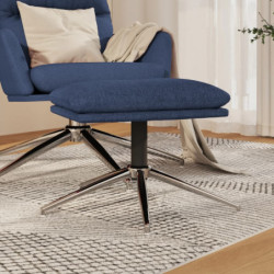 Fußhocker Blau 60x60x39 cm Stoff
